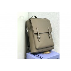 Loewe Military Backpack in soft Dark Moss grained calfskin Loewe Military Backpack in soft Dark Moss grained calfskin