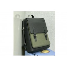 Loewe Military Backpack in Black/Green soft grained calfskin Loewe Military Backpack in Black/Green soft grained calfskin