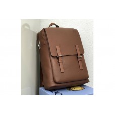 Loewe Military Backpack in Brown soft grained calfskin Loewe Military Backpack in Brown soft grained calfskin
