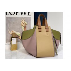 Loewe Small Hammock bag in Tan/Purple classic calfskin Loewe Small Hammock bag in Tan/Purple classic calfskin