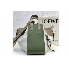 Loewe Small Hammock bag in Green/White classic calfskin Loewe Small Hammock bag in Green/White classic calfskin