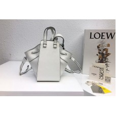 Loewe Mini Hammock Drawstring bag in White soft grained calfskin Loewe Mini Hammock Drawstring bag in White soft grained calfskin