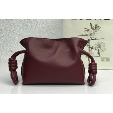 Loewe Mini Flamenco clutch in Bordeaux nappa calfskin Loewe Mini Flamenco clutch in Bordeaux nappa calfskin