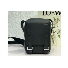 Loewe XS Military Crossbody in Black soft grained calfskin