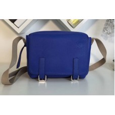 Loewe AA72 military messenger XS Bags Pacific Blue Soft Grained Calf Leather Loewe AA72 military messenger XS Bags Pacific Blue Soft Grained Calf Leather