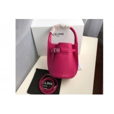 Celine Big Bag Nano Bucket Bag in Raspberry Smooth Calfskin Leather Celine Big Bag Nano Bucket Bag in Raspberry Smooth Calfskin Leather