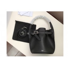 Celine Big Bag Nano Bucket Bag in Black Smooth Calfskin Leather Celine Big Bag Nano Bucket Bag in Black Smooth Calfskin Leather