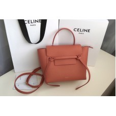 Celine Nano Belt Bag in Orange Grained Calfskin Celine Nano Belt Bag in Orange Grained Calfskin