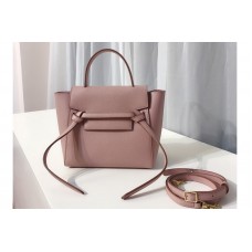 Celine Nano Belt Bag in Pink Grained Calfskin Celine Nano Belt Bag in Pink Grained Calfskin