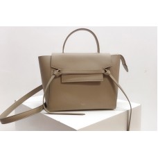 Celine Nano Belt Bag in Beige Grained Calfskin Leather Celine Nano Belt Bag in Beige Grained Calfskin Leather