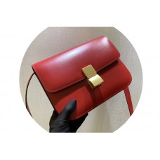 Celine Medium Classic Bag in Red box calfskin Leather