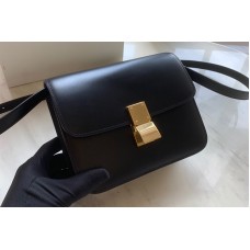 Celine Teen Classic Bag in Black box calfskin Leather Celine Teen Classic Bag in Black box calfskin Leather
