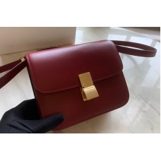 Celine Teen Classic Bag in Red box calfskin Leather Celine Teen Classic Bag in Red box calfskin Leather