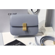 Celine Teen Classic Bag in Blue Calfskin Celine Teen Classic Bag in Blue Calfskin