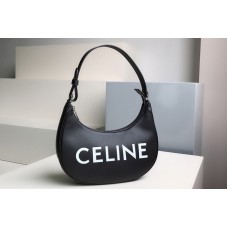 Celine Ava Bag in Black smooth calfskin with celine print Celine Ava Bag in Black smooth calfskin with celine print