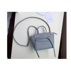 Celine PICO BELT BAG IN Light Blue GRAINED CALFSKIN Celine PICO BELT BAG IN Light Blue GRAINED CALFSKIN