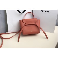 Celine PICO BELT BAG IN Pink GRAINED CALFSKIN Celine PICO BELT BAG IN Pink GRAINED CALFSKIN