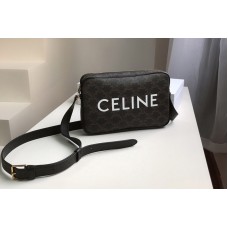 Celine Medium messenger bag in triomphe canvas with celine print Celine Medium messenger bag in triomphe canvas with celine print