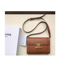 Celine Strap bag triomphe in Tan natural calfskin Celine Strap bag triomphe in Tan natural calfskin
