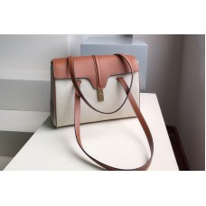 Celine MEDIUM SOFT 16 BAG IN TAN SMOOTH CALFSKIN and Textile