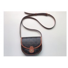 Celine mini Besace bag in Brown TRIOMPHE CANVAS AND CALFSKIN Celine mini Besace bag in Brown TRIOMPHE CANVAS AND CALFSKIN