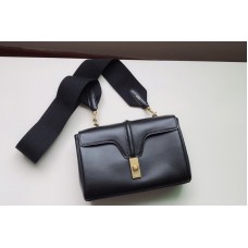 Celine TEEN SOFT 16 Bag IN Black SMOOTH CALFSKIN Celine TEEN SOFT 16 Bag IN Black SMOOTH CALFSKIN