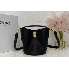 Celine TEEN BUCKET 16 Bag IN Black SMOOTH CALFSKIN Celine TEEN BUCKET 16 Bag IN Black SMOOTH CALFSKIN
