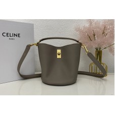 Celine TEEN BUCKET 16 Bag IN Grey SMOOTH CALFSKIN Celine TEEN BUCKET 16 Bag IN Grey SMOOTH CALFSKIN