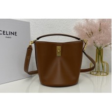 Celine TEEN BUCKET 16 Bag IN Tan SMOOTH CALFSKIN Celine TEEN BUCKET 16 Bag IN Tan SMOOTH CALFSKIN