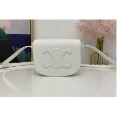 Celine FOLCO CUIR TRIOMPHE bag IN White SMOOTH CALFSKIN Celine FOLCO CUIR TRIOMPHE bag IN White SMOOTH CALFSKIN