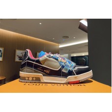 Louis Vuitton 1A8Q9R Trainer sneaker in Pink Calf leather Louis Vuitton 1A8Q9R Trainer sneaker in Pink Calf leather