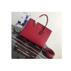 Prada Large Saffiano Leather Handbag in Red Saffiano Leather Prada Large Saffiano Leather Handbag in Red Saffiano Leather