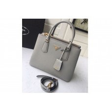 Prada Medium Prada Galleria Saffiano leather bag in Grey Saffiano leather Prada Medium Prada Galleria Saffiano leather bag in Grey Saffiano leather