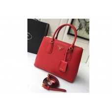 Prada Medium Prada Galleria Saffiano leather bag in Red Saffiano leather