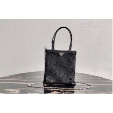 Prada Embellished nylon bag in Black Nylon Prada Embellished nylon bag in Black Nylon