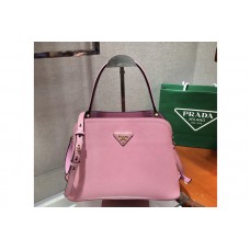 Prada Medium Saffiano Leather Prada Matinee Bag in Pink Saffiano Leather