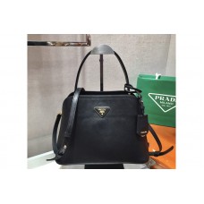Prada Medium Saffiano Leather Prada Matinee Bag in Black Saffiano Leather