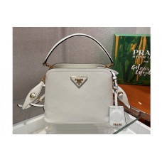 Prada Matinee Micro Saffiano leather bag in White Saffiano leather Prada Matinee Micro Saffiano leather bag in White Saffiano leather