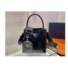 Prada Prada Panier Bag in Black Leather Prada Prada Panier Bag in Black Leather