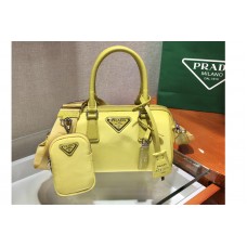 Prada Boston bag in Yellow Nylon Prada Boston bag in Yellow Nylon