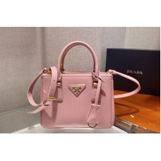 Prada Prada Galleria Saffiano leather micro-bag in Pink Saffiano leather Prada Prada Galleria Saffiano leather micro-bag in Pink Saffiano leather