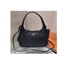 Prada Re-Nylon Hobo Bags Black Nylon Prada Re-Nylon Hobo Bags Black Nylon
