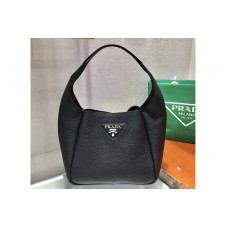 Prada Leather Bucket Handbag in Black Calf Leather Prada Leather Bucket Handbag in Black Calf Leather