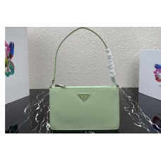 Prada Brushed leather mini-bag in Green brushed leather Prada Brushed leather mini-bag in Green brushed leather