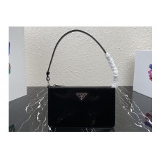 Prada Brushed leather mini-bag in Black brushed leather Prada Brushed leather mini-bag in Black brushed leather