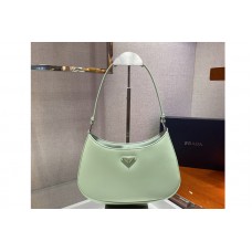 Prada Prada Cleo brushed leather shoulder bag in Green brushed leather Prada Prada Cleo brushed leather shoulder bag in Green brushed leather