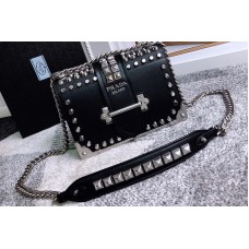 Prada Leather Prada Cahier Bag in Black Leather Prada Leather Prada Cahier Bag in Black Leather