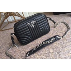 Prada Camera Bags Black Calf Leather Prada Camera Bags Black Calf Leather