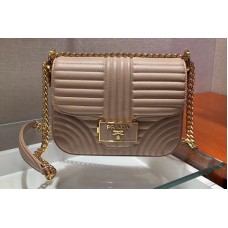 Prada Diagramme leather shoulder bags Pink Calf leather Prada Diagramme leather shoulder bags Pink Calf leather