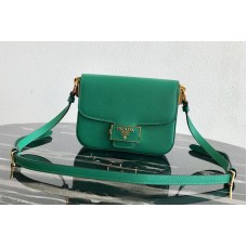 Prada Embleme Saffiano leather bag in Green Saffiano leather Prada Embleme Saffiano leather bag in Green Saffiano leather